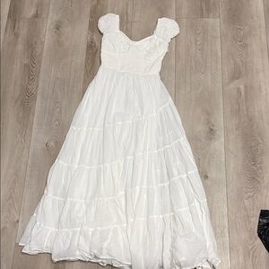 Free People Elegant White Formal Dress